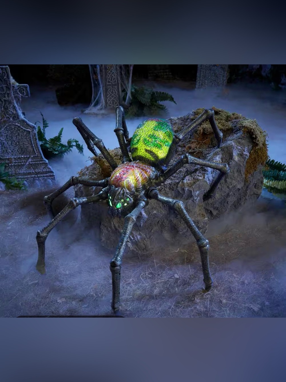 Halloween Home Accents Poseable Spider LED. Brand New. Viral.